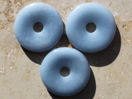 Anhydrit blau (Angelit) Donut 3 cm 