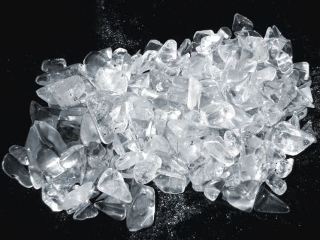 Bergkristall Mini Trommelsteine 1 Kilogramm 