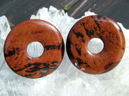 Mahagoniobsidian Donut 3 cm 